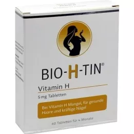 BIO-H-TIN H-vitamin 5 mg til 4 måneder tabletter, 60 stk