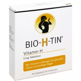 BIO-H-TIN H-vitamin 5 mg til 6 måneder tabletter, 90 stk