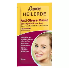 LUVOS Mască cremă de argilă vindecătoare cu mușețel auriu, 2X7.5 ml