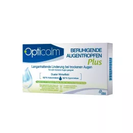 OPTICALM Beroligende øjendråber Plus i enkeltdosis, 10X0,5 ml
