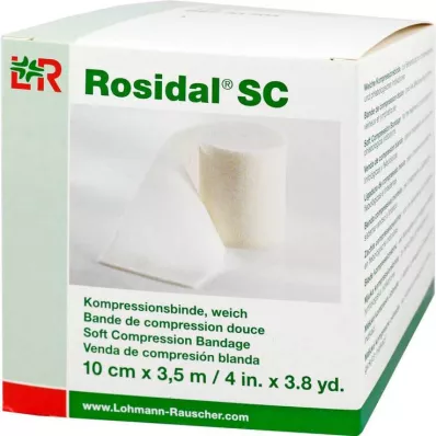 ROSIDAL SC Kompressionsbandage blød 10 cmx3,5 m, 1 stk