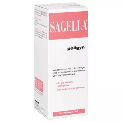 SAGELLA poligyn intimate wash lotion til kvinder 50+, 500 ml