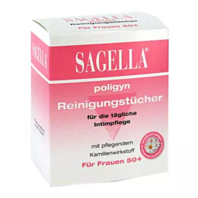 SAGELLA poligyn renseservietter til intimhygiejne, 10 stk
