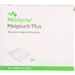 MELGISORB Plus alginatforbinding 10x10 cm steril, 10 stk