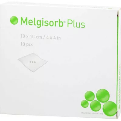 Melgisorb Plus Alginat dressing 10x10 cm steril, 10 stk