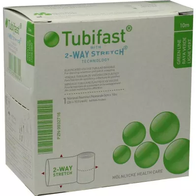 TUBIFAST 2-Way Stretch 5 cmx10 m grøn, 1 stk TUBIFAST 2-Way Stretch 5 cmx10 m grøn, 1 stk