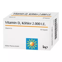Vitamin D3 Köhler 2000 IE kapsler, 60 stk