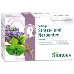 SIDROGA Filterposer til stress- og nervete, 20X2,0 g