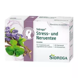 SIDROGA Filterposer til stress- og nervete, 20X2,0 g