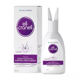 ELL-CRANELL 250 mikrogram/ml opløsning til påføring på hovedet, 100 ml