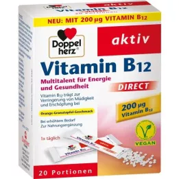 DOPPELHERZ Vitamin B12 DIRECT Pellets, 20 stk