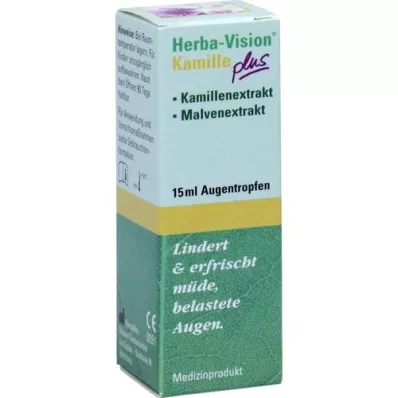 HERBA-VISION Kamille plus øjendråber, 15 ml