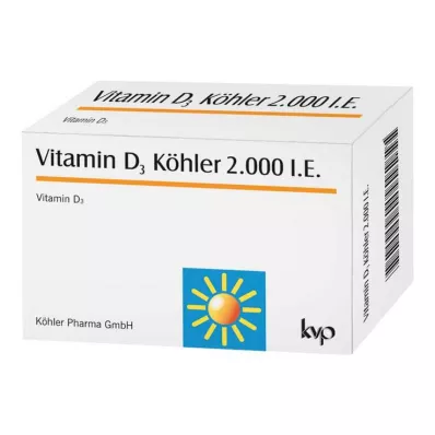 Vitamin D3 Köhler 2000 IE kapsler, 120 stk