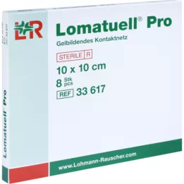 LOMATUELL Pro 10x10 cm steril, 8 stk
