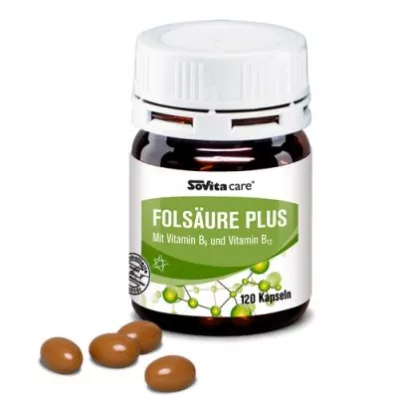 SOVITA CARE Folinsyre Plus, 120 kapsler