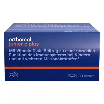ORTHOMOL Junior C plus tyggetablet skovbær, 30 stk