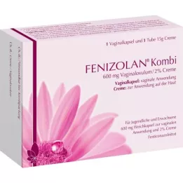 FENIZOLAN Combi 600 mg vaginal salve+2% creme, 1 P
