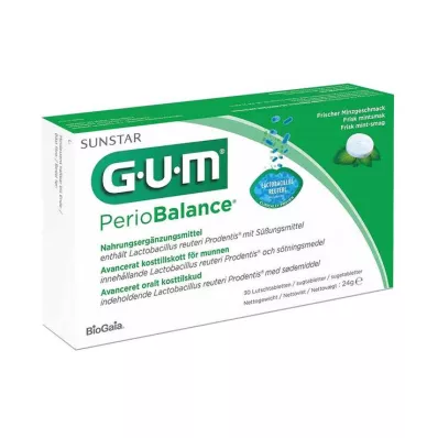 GUM PerioBalance sugetabletter, 30 stk