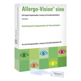 ALLERGO-VISION sine 0,25 mg/ml AT i enkeltdosis, 10X0,4 ml