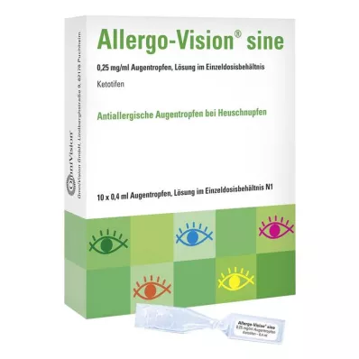 ALLERGO-VISION sine 0,25 mg/ml AT i enkeltdosis, 10X0,4 ml