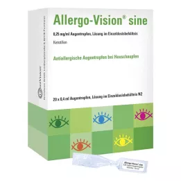 ALLERGO-VISION sine 0,25 mg/ml AT i enkeltdosis, 20X0,4 ml