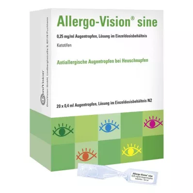 ALLERGO-VISION sine 0,25 mg/ml AT i enkeltdosis, 20X0,4 ml