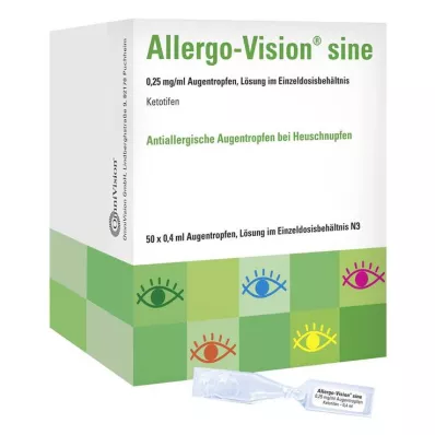 ALLERGO-VISION sine 0,25 mg/ml AT i enkeltdosis, 50X0,4 ml