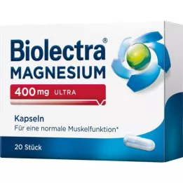 BIOLECTRA Magnesium 400 mg ultra kapsler, 20 stk