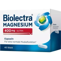 BIOLECTRA Magnesium 400 mg ultra kapsler, 40 stk