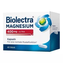BIOLECTRA Magnesium 400 mg ultra kapsler, 40 stk