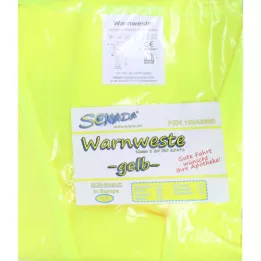 SENADA Synlighedsvest gul i taske, 1 stk