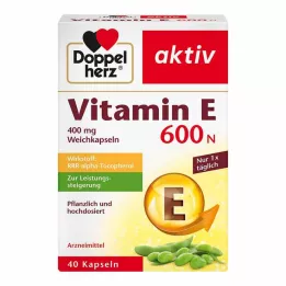 DOPPELHERZ E-vitamin 600 N bløde kapsler, 40 stk