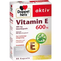 DOPPELHERZ E-vitamin 600 N bløde kapsler, 80 stk