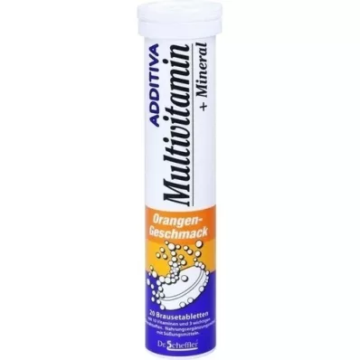 ADDITIVA Multivit.+Mineral Orange R brusetabletter, 20 stk