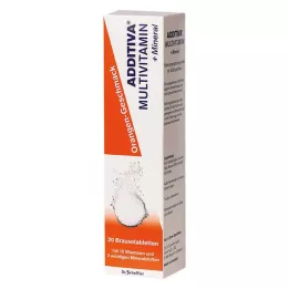 ADDITIVA Multivit.+Mineral Orange R brusetabletter, 20 stk