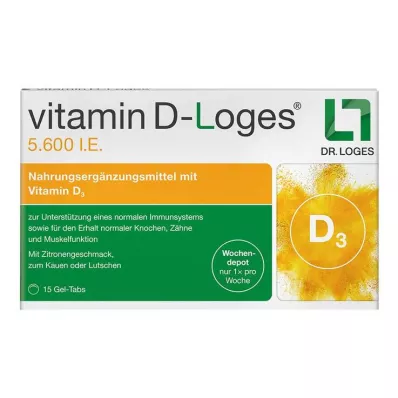 Vitamin D-Loges 5.600 IE tyggetabletter, 15 stk