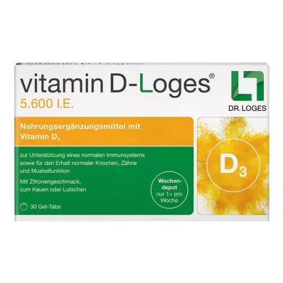 Vitamin D-Loges 5.600 IE tyggetabletter, 30 stk