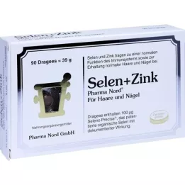SELEN+ZINK Pharma Nord Dragees, 90 kapsler