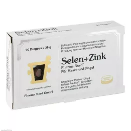 SELEN+ZINK Pharma Nord Dragees, 90 kapsler