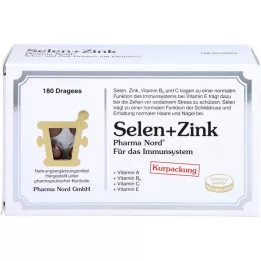 SELEN+ZINK Pharma Nord Dragees, 180 kapsler