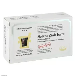 SELEN+ZINK Pharma Nord Dragees, 180 kapsler