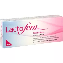 LACTOFEM Mælkesyre vaginale stikpiller, 7 stk
