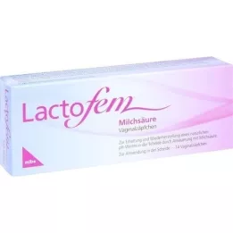 LACTOFEM Mælkesyre vaginale suppositorier, 14 stk