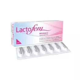 LACTOFEM Mælkesyre vaginale suppositorier, 14 stk
