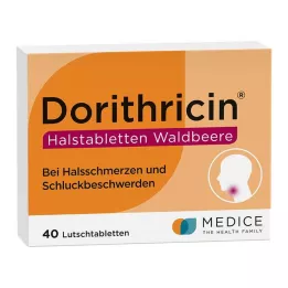 DORITHRICIN Halspastiller vilde bær, 40 stk