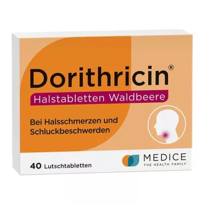 DORITHRICIN Halspastiller vilde bær, 40 stk