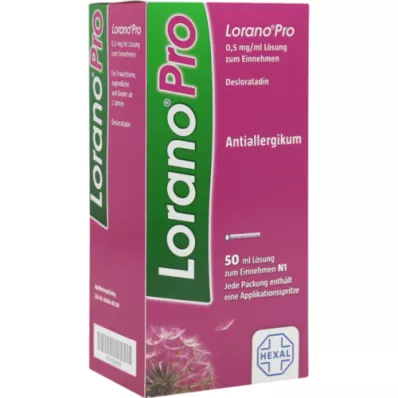 LORANOPRO 0,5 mg/ml oral opløsning, 50 ml