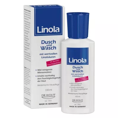 Linola bruser og vask, 100 ml