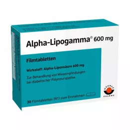 Alpha Lipogamma 600 mg filmovertrukne tabletter, 30 stk
