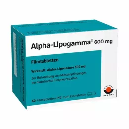 Alpha Lipogamma 600 mg filmovertrukne tabletter, 60 stk